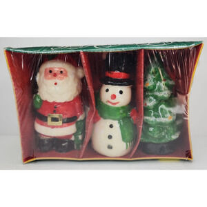 Vintage Trim A Home Christmas Candles Set of 3 New in Packaging SKU H206